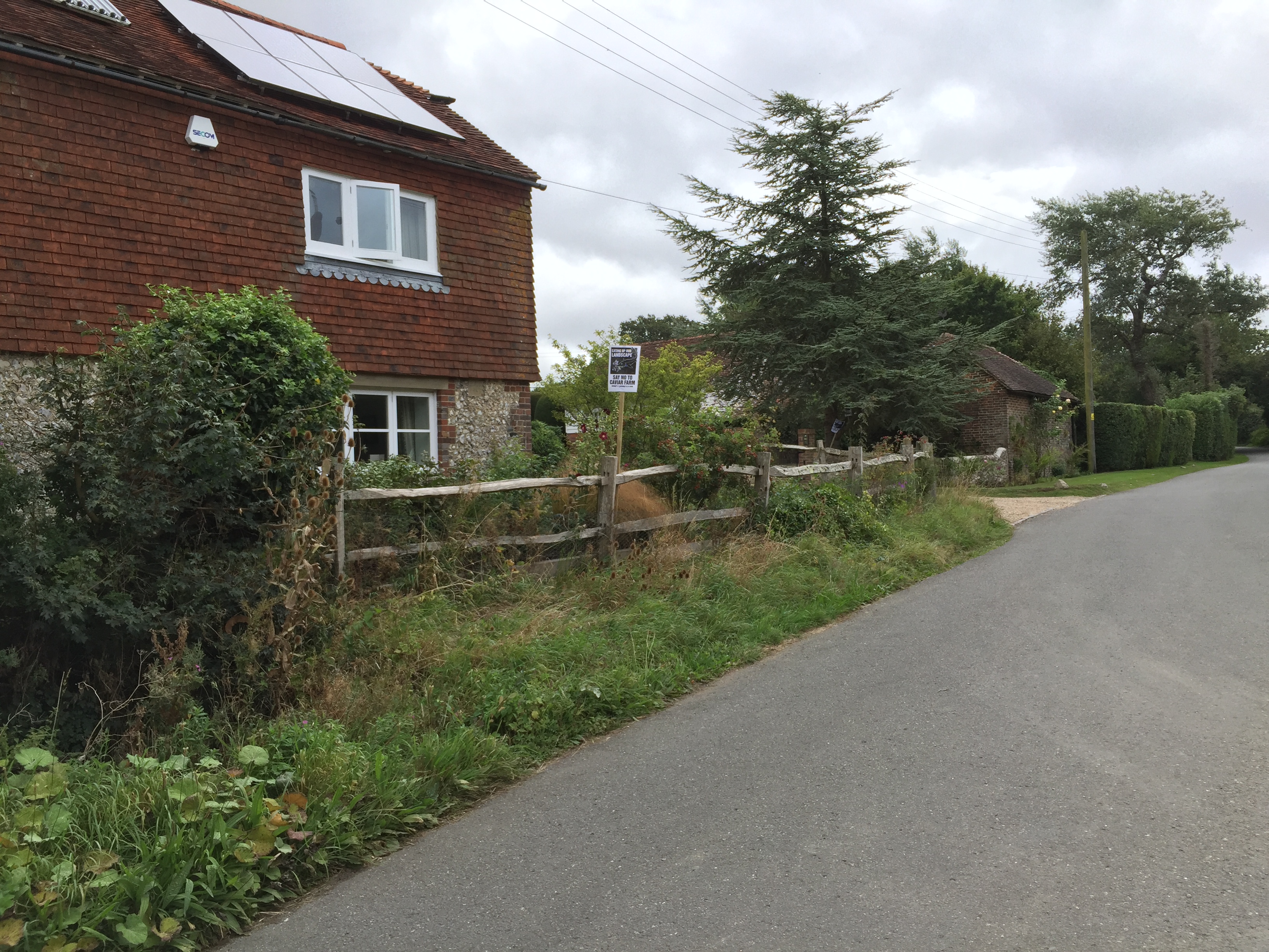 Burrells and the drive leading to Upper Burrells