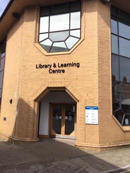 Weymouth Library, where Zsolt Kerekes wrote a library scene in the book The Goblins are Coming!